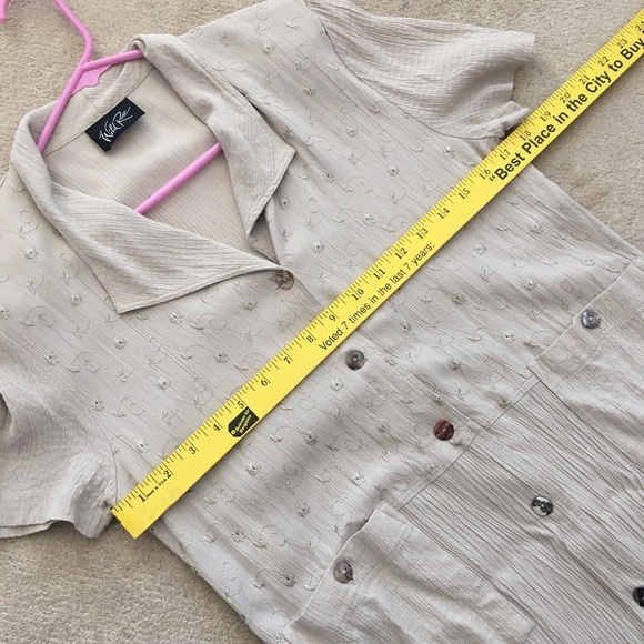 ⭐️ VTG Wild Rose Vintage Front Slit Maxi Dress - Picture 15 of 15